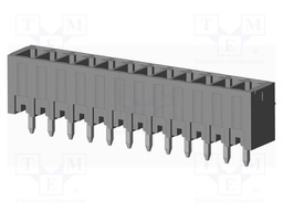 Connector: pluggable terminal block; socket; male; on PCBs