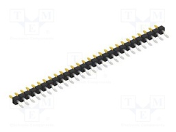 Connector: pin strips; pin header; male; PIN: 27; 2.54mm; SMT; 1x27