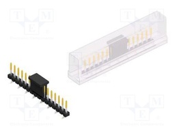 Connector: pin strips; pin header; male; PIN: 16; 2.54mm; SMT; 1x16
