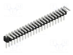 Connector: pin strips; pin header; male; PIN: 22; 1.27mm; THT; 1x22