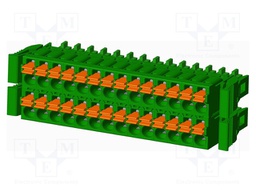Connector: pluggable terminal block; plug; female; straight; 5.5A