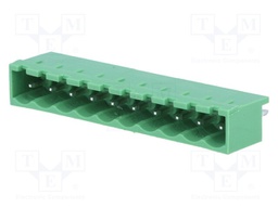 Pluggable terminal block; 5mm; ways: 10; straight; socket; male