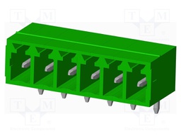 Connector: pluggable terminal block; socket; male; angled 90°