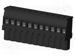 Connector: pluggable terminal block; plug; female; angled 90°