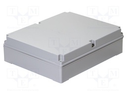 Enclosure: multipurpose; X: 380mm; Y: 460mm; Z: 130mm; SCABOX; grey