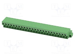 PCB connector, nominal cross section: 2.5 mm?, color: green,