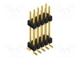 Connector: pin strips; pin header; male; PIN: 10; 2.54mm; SMT; 2x5