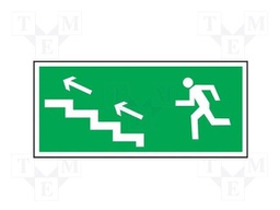 Safe condition sign; W: 150mm; H: 300mm; FLA; photoluminescent