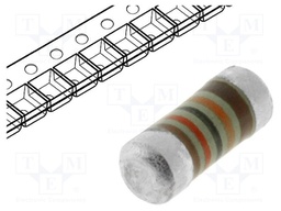 Resistor: thin film; SMD; 0204 minimelf; 120kΩ; 0.4W; ±1%; 50ppm/°C