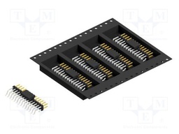 Connector: pin strips; pin header; male; PIN: 28; 2mm; SMT; 2x14