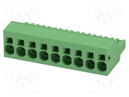 PCB connector, nominal cross section: 16 mm?, color: green,