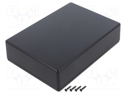 Enclosure: multipurpose; X: 125mm; Y: 175mm; Z: 45mm; TW; ABS; black
