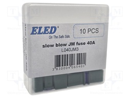 Fuse: fuse; 40A; 32VDC; automotive; 10.7mm; 10.7x7.7x15mm