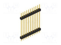 Connector: pin strips; pin header; male; PIN: 11; 2.54mm; THT; 1x11