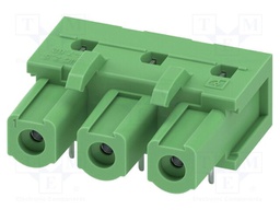 PCB headers, nominal cross section: 2.5 mm?, color: green, n