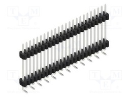 Connector: pin strips; pin header; male; PIN: 24; 1.27mm; SMT; 1x24