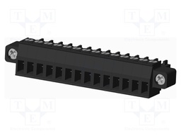 Connector: pluggable terminal block; plug; female; straight; 300V