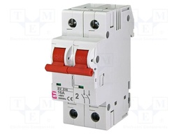 Switch-disconnector; Poles: 2; for DIN rail mounting; 16A; 400VAC