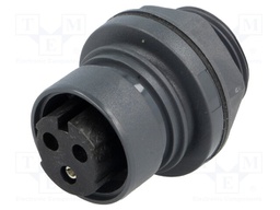 Connector: circular; socket; female; PIN: 3; Buccaneer 6000; 12A