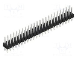 Connector: pin strips; pin header; male; PIN: 46; 2.54mm; THT; 2x23