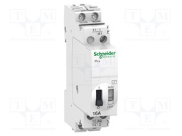 Relay: installation; bistable; SPDT + NO; Ucoil: 24VAC; 16A