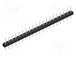 Connector: pin strips; pin header; male; PIN: 20; 2.54mm; THT; 1x20