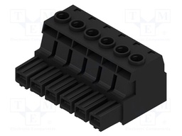 Connector: pluggable terminal block; -50÷130°C; angled; PIN: 6