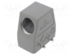 Enclosure: for HDC connectors; size D10B; for cable; angled; M32