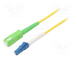 Fiber patch cord; OS2; LC/UPC,SC/APC; 10m; Optical fiber: 9/125um