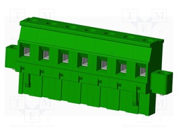 Connector: pluggable terminal block; plug; female; angled 90°
