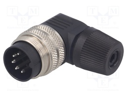 Connector: M16; male; for cable; IP40; plug; soldering; 60V; PIN: 5