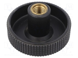 Knob; Ø: 70mm; Int.thread: M14; 20mm; H: 42mm; technopolymer (PP)