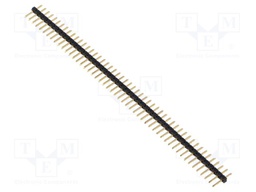 Connector: pin strips; pin header; male; PIN: 50; 2mm; THT; 1x50