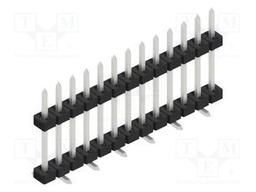 Connector: pin strips; pin header; male; PIN: 13; 2mm; SMT; 1x13