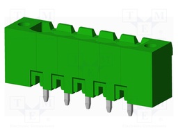 Connector: pluggable terminal block; socket; male; straight; THT
