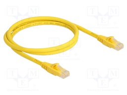 Patch cord; U/UTP; Cat: 6a; RJ45 plug,both sides; Cu; 1m; LSZH