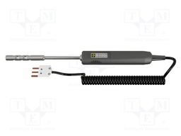 Probe: PT100-type temperature; -100÷600°C; Probe l: 0.13m; Len: 1m