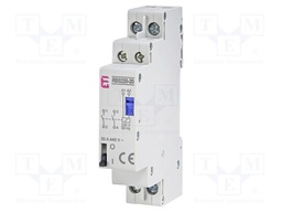 Contactor: 2-pole installation; 20A; 230VAC; NO x2; RBS