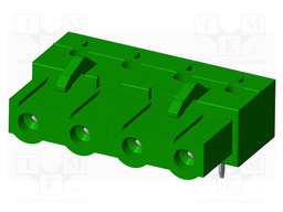Connector: pluggable terminal block; socket; female; angled 90°