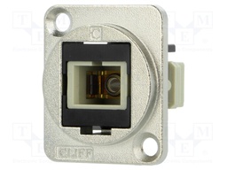 Connector: fiber optic; coupler; multi mode simplex (MM)