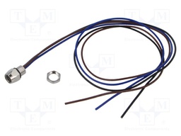 Connector: M8; socket; female; PIN: 3; 0.34mm2; 48V; 4A; IP67; 500mm