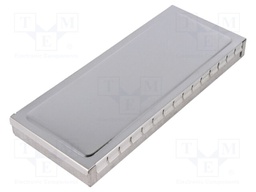Enclosure: shielding; X: 68mm; Y: 161mm; Z: 17mm; steel