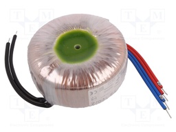 Transformer: toroidal; 100VA; 230VAC; 115V; 115V; 0.43A; 0.43A; IP00