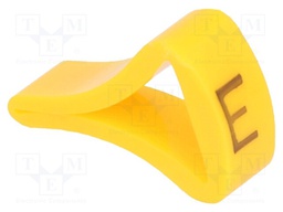 Markers for cables and wires; Label symbol: E; 6÷10.5mm; H: 16mm