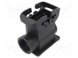 Enclosure: for rectangular connectors; Han Eco B; straight; M40