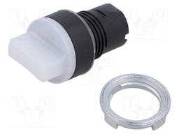 Switch: rotary; 22mm; Stabl.pos: 3; white; IP65; prominent; 46; Pos: 3