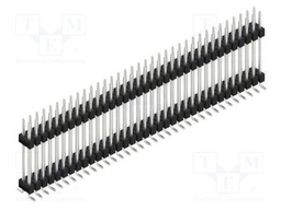 Connector: pin strips; pin header; male; PIN: 70; 2.54mm; SMT; 2x35