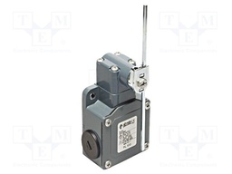 Limit switch; adjustable plunger, length R 19-116mm; NO + NC