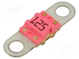 Fuse: fuse; 125A; 58VDC; medium time-lag; automotive; 41.6x12x8mm