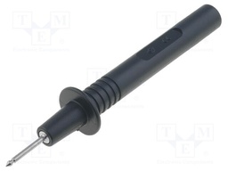 Test probe; 36A; black; Tip diameter: 2mm; Socket size: 4mm
